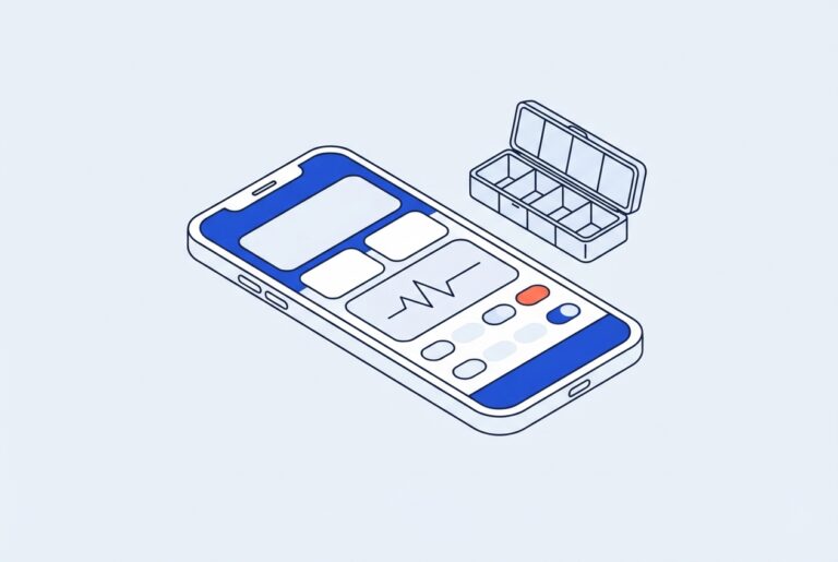 Application santé : smartphone et pilulier
