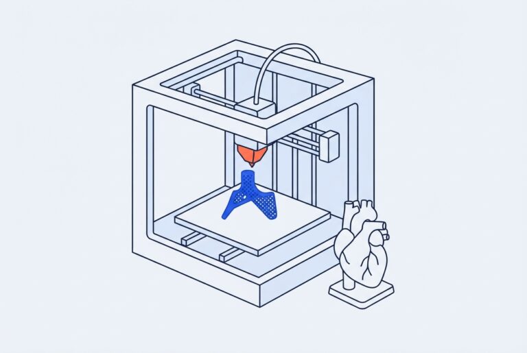 Imprimante 3D médicale imprimant un implant